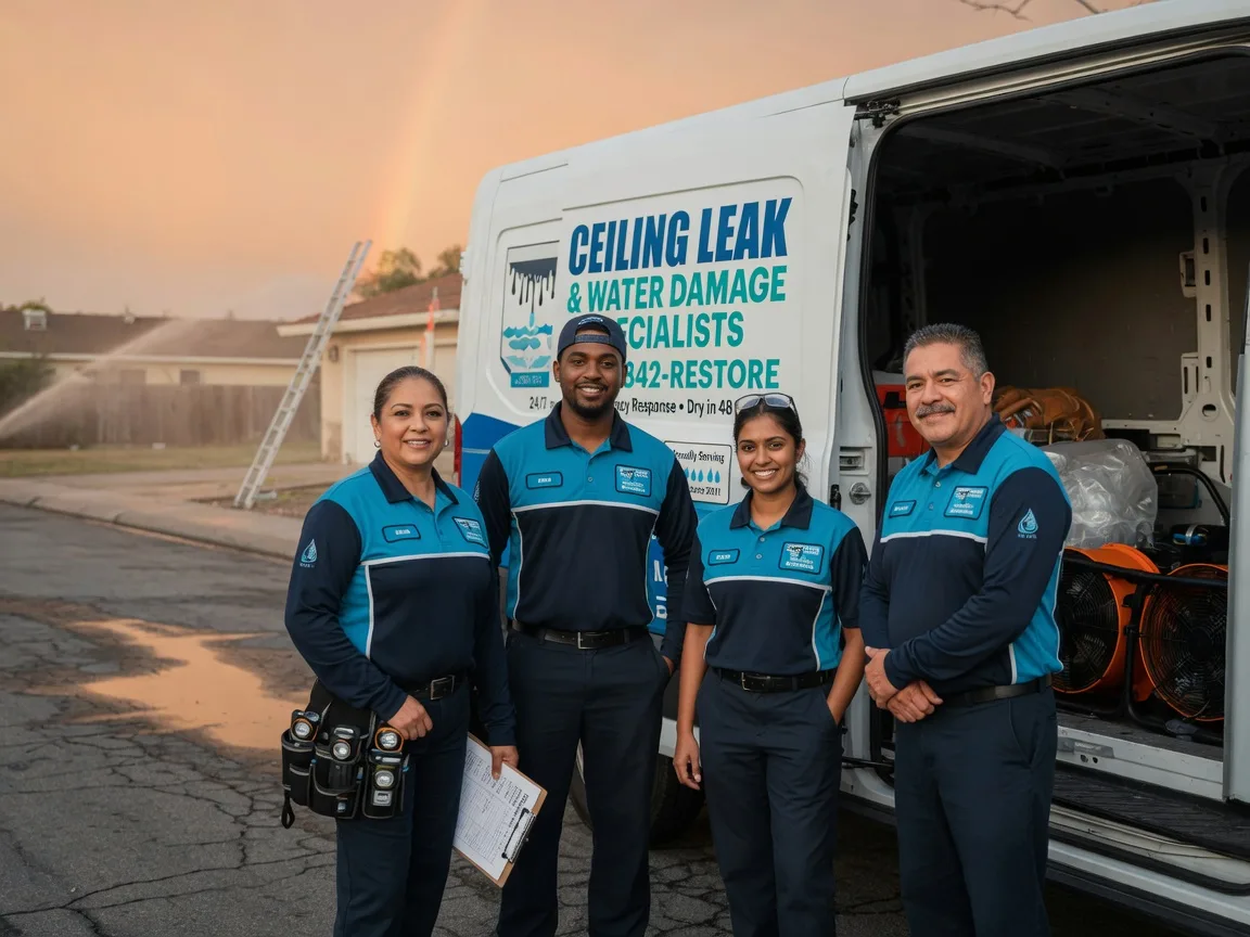Ceiling Leak Cleanup company in Dilltown, PA